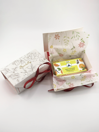 Luxury Gift Box With Ribbon For Soap Bars
